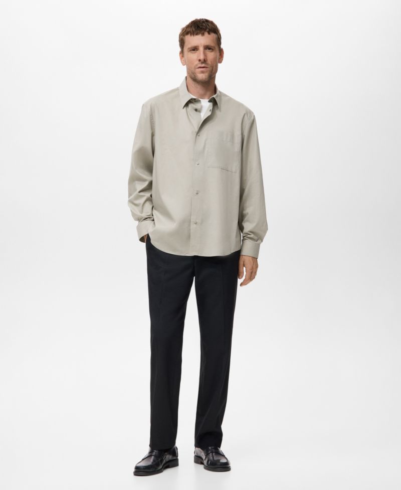 Men's Cotton Relaxed-Fit Shirt