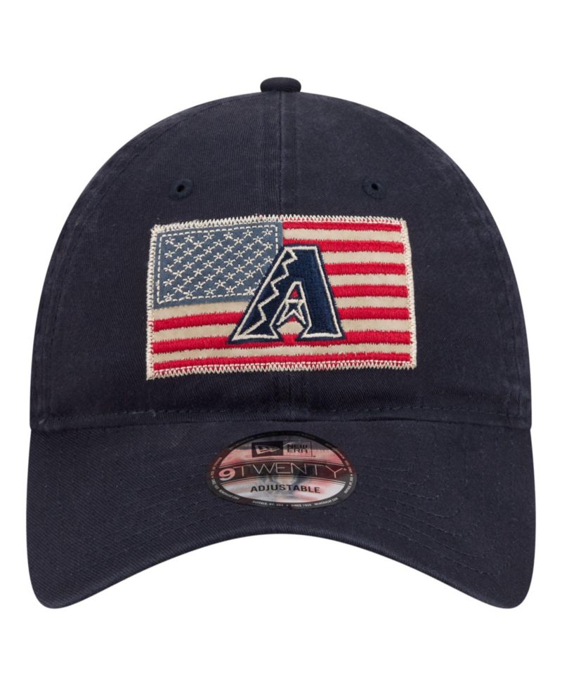 Men's Navy Arizona Diamondbacks Americana Flag 9TWENTY Adjustable Hat