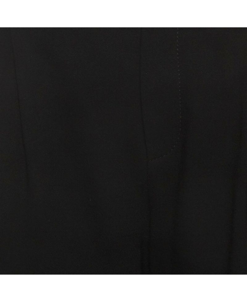 Women's Bermuda Pleated Mid-Rise Stretch Crepe Shorts, 7" Inseam