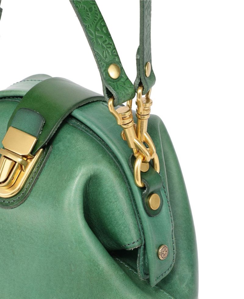 Doctor Mini Leather Bucket Crossbody Bag