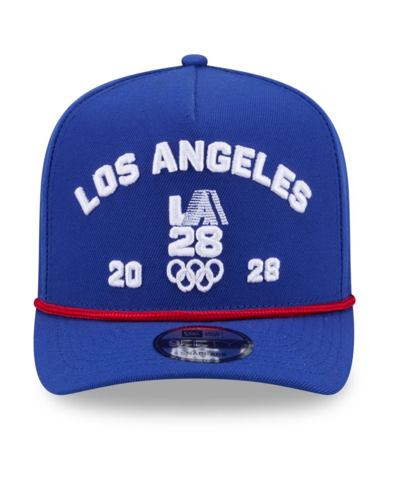Men's Royal LA28 Rope A-Frame 9FIFTY Snapback Hat