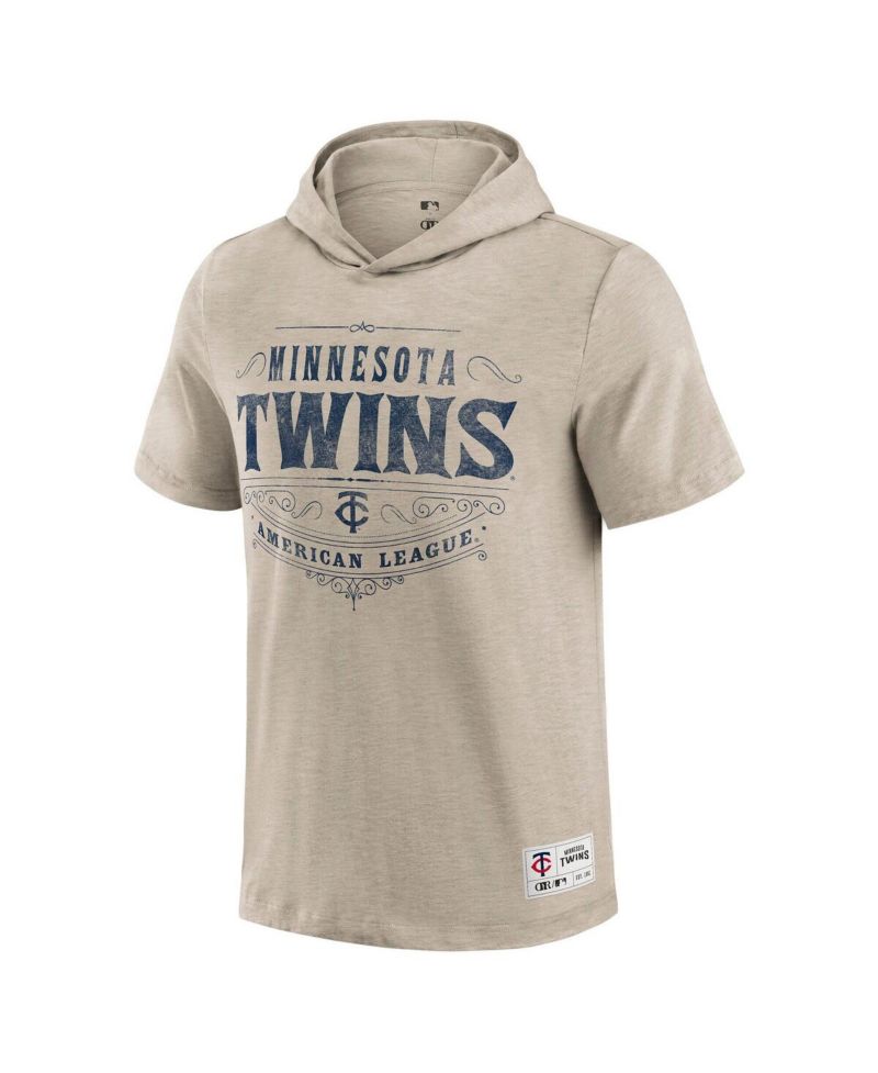 Darius Rucker Collection by Men's Tan Minnesota Twins Hooded T-Shirt