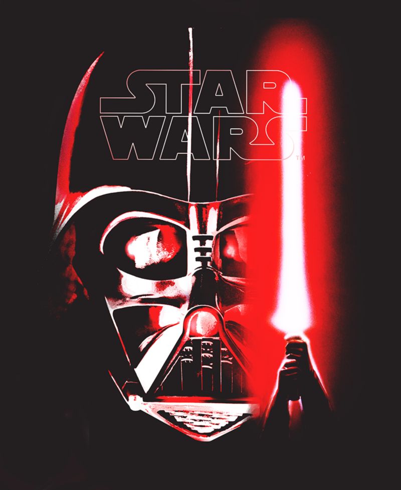 Men's Vader Saber Glow Short-Sleeve T-Shirt