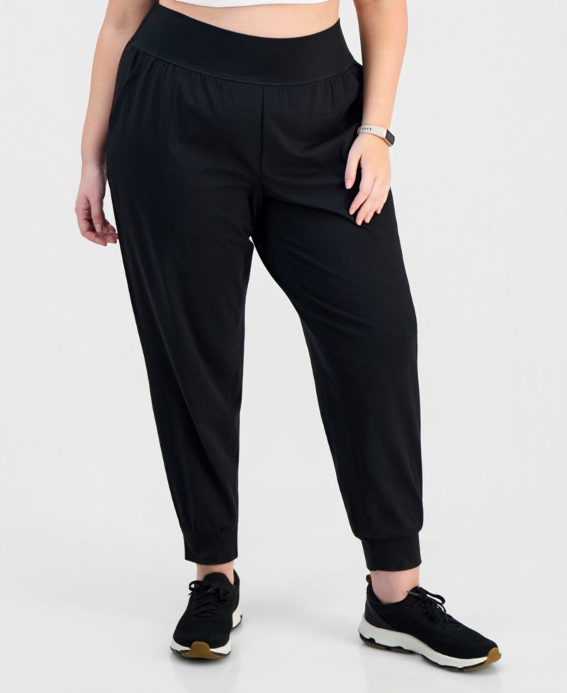 Plus Size Studio Ankle Jogger Pants