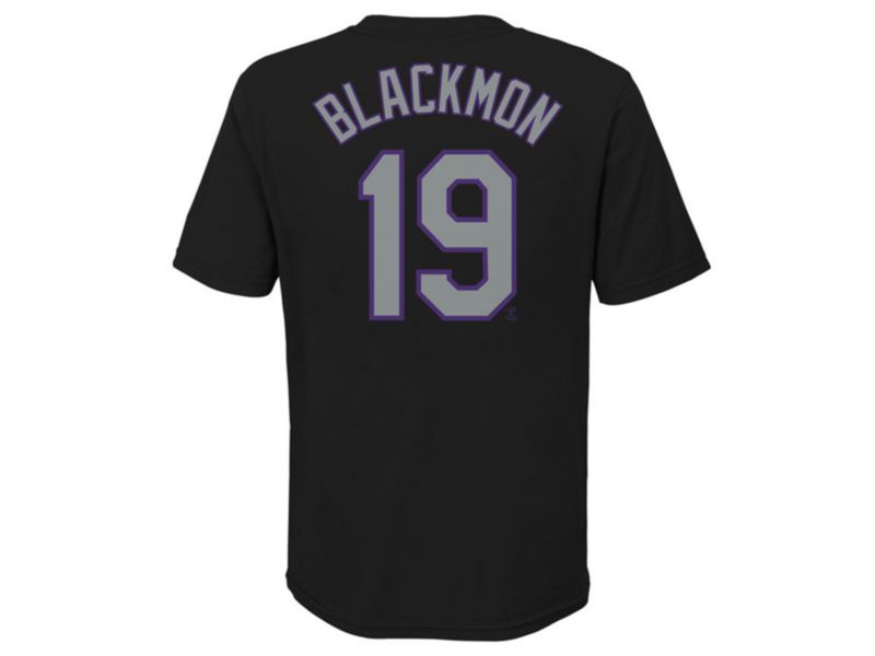 Colorado Rockies Big Boys and Girls Name and Number Player T-shirt - Charlie Blackmon