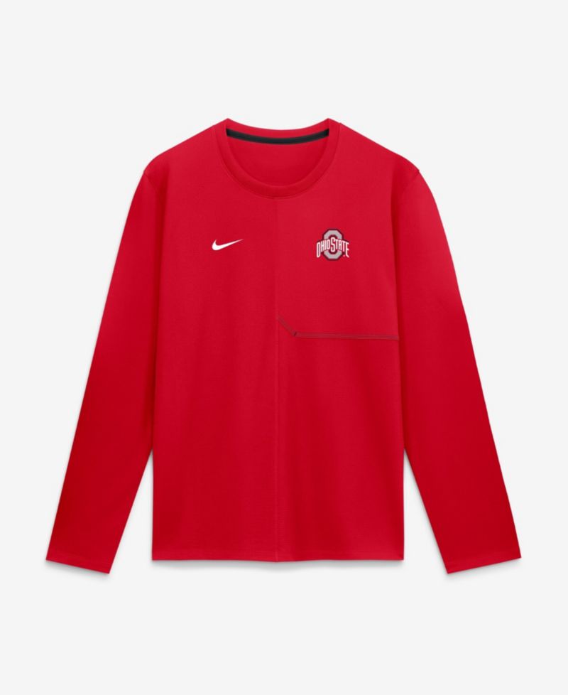 Men's Ohio State Buckeyes Sideline Coaches Long Sleeve T-Shirt