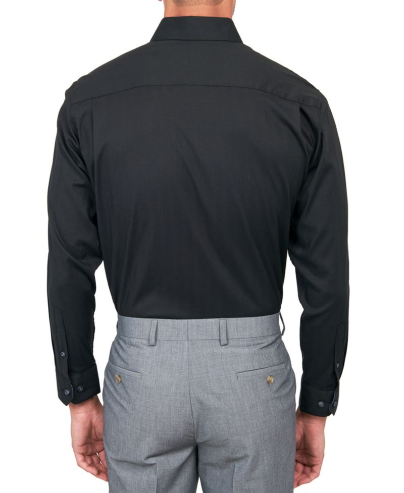 Men's Solid Herringbone Shirt