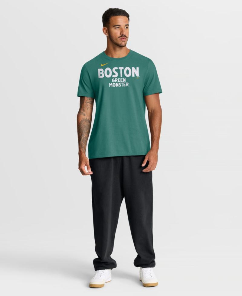 Men's Green Boston Red Sox City Connect Wordmark T-Shirt