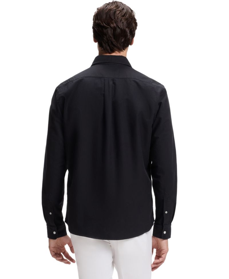 BOSS by Hugo Boss Men's H-LIAM Oxford Regular-Fit Button-Down Dress Shirt