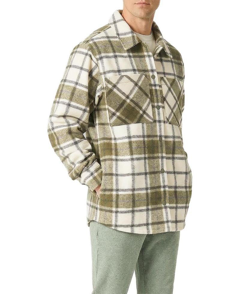 Men's Relaxed-Fit Short Spread-Collar Adventure Shirt Jacket