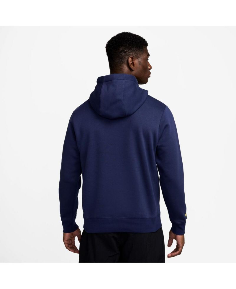 Men's Navy Atletico de Madrid Club Pullover Hoodie