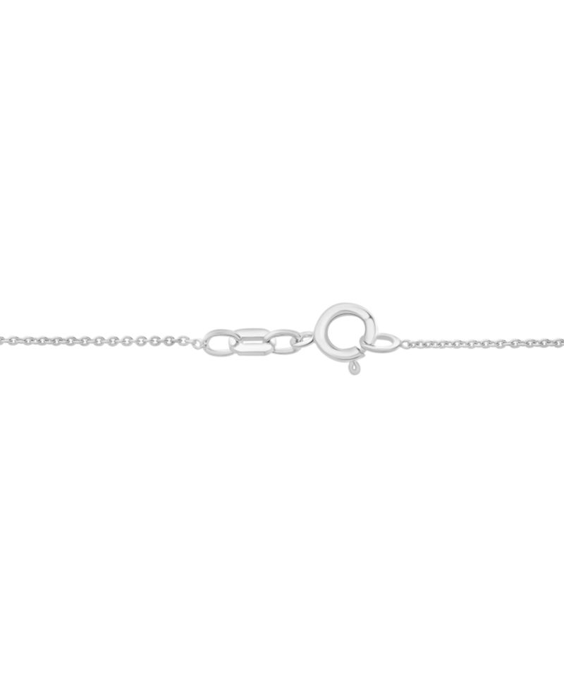 Black & White Diamond Heart Halo Cluster 18" Pendant Necklace (3/4 ct. t.w.) in Sterling Silver