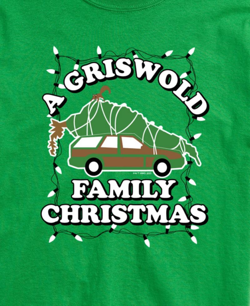 Men's Vacation Griswold Family Christmas Tree Graphic T-Shirt