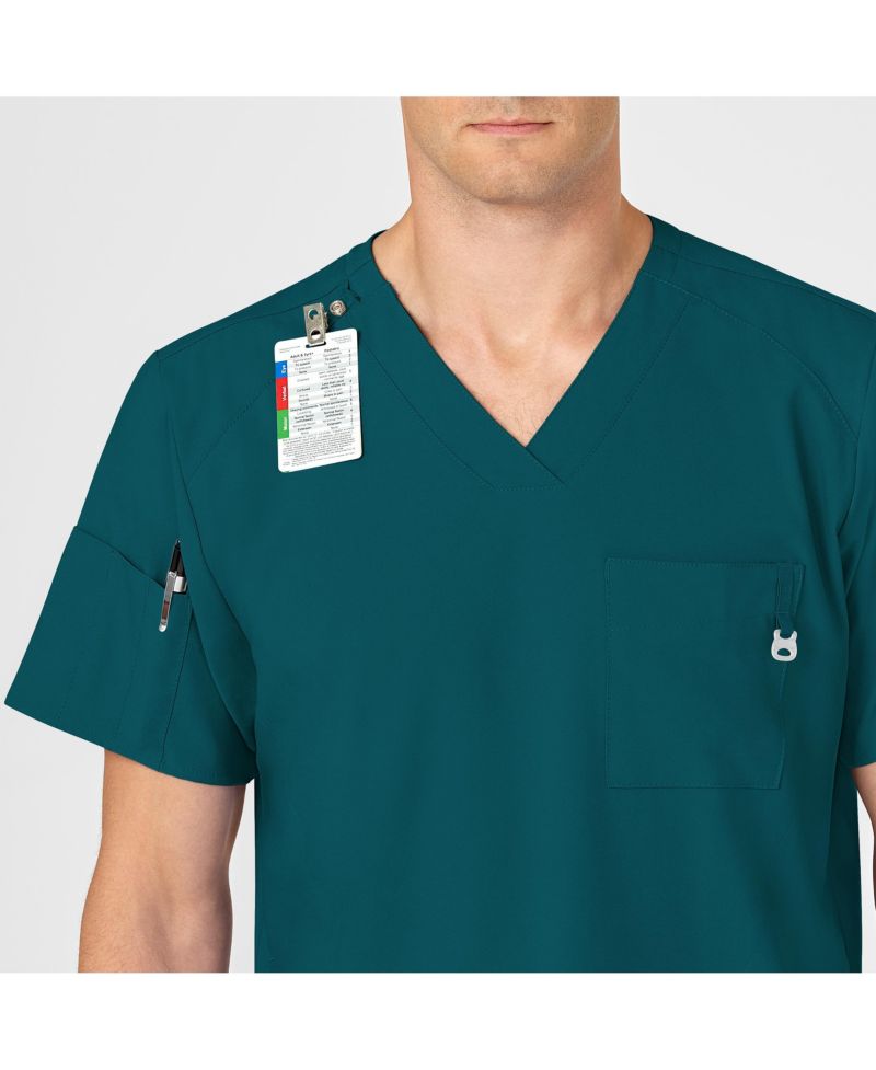 Men's W123 V-Neck Scrub Top