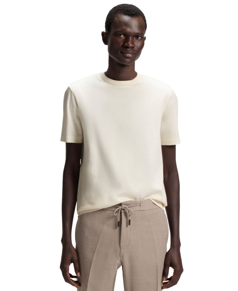 Men's Mercerized-Cotton Regular-Fit T-Shirt