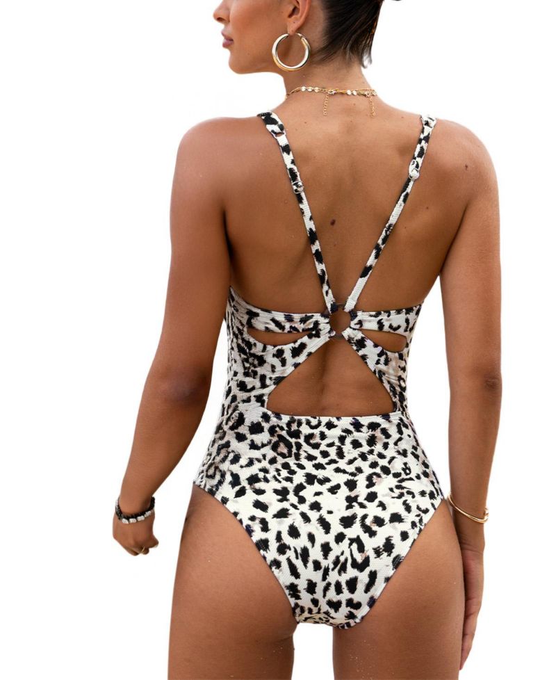 Women's Classic One-Piece Swimsuit with Back O-Ring Detail