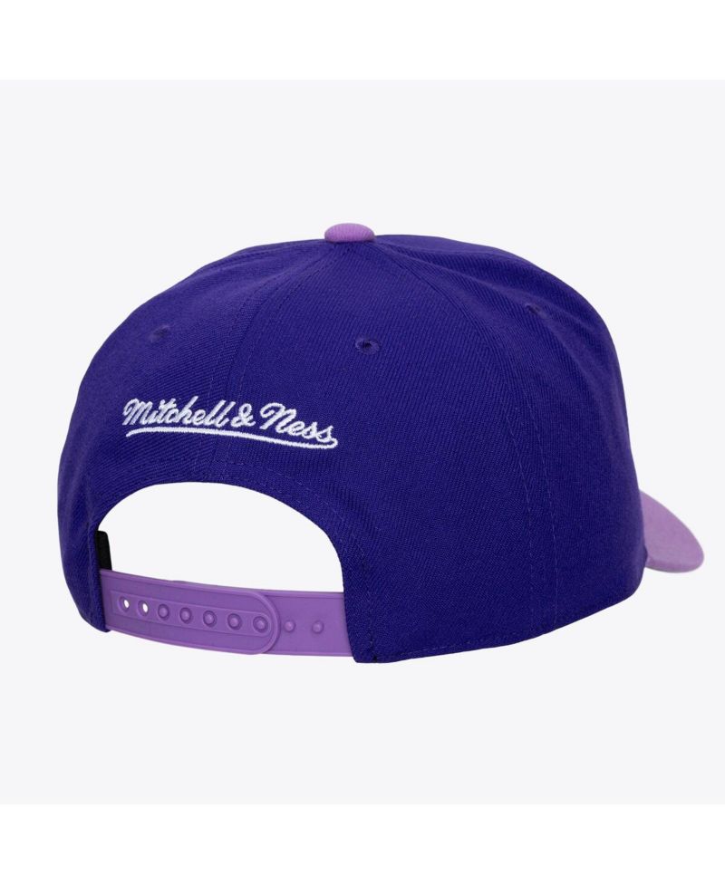 Men's Purple Los Angeles Lakers Hardwood Classics Legendary Away Pro-Pinch Adjustable Hat