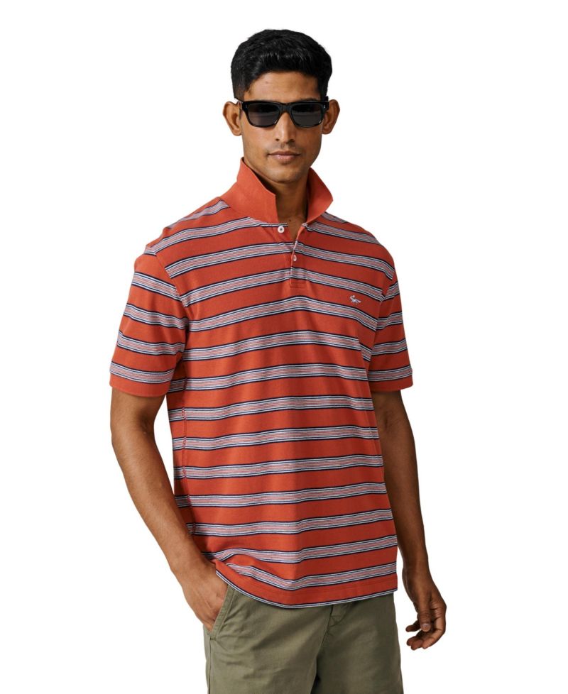 Men's Blair Pique Stripe Polo Shirt