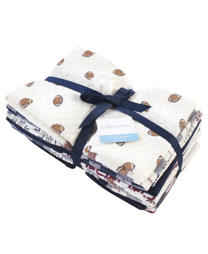 Boys Quilted Burp Cloth