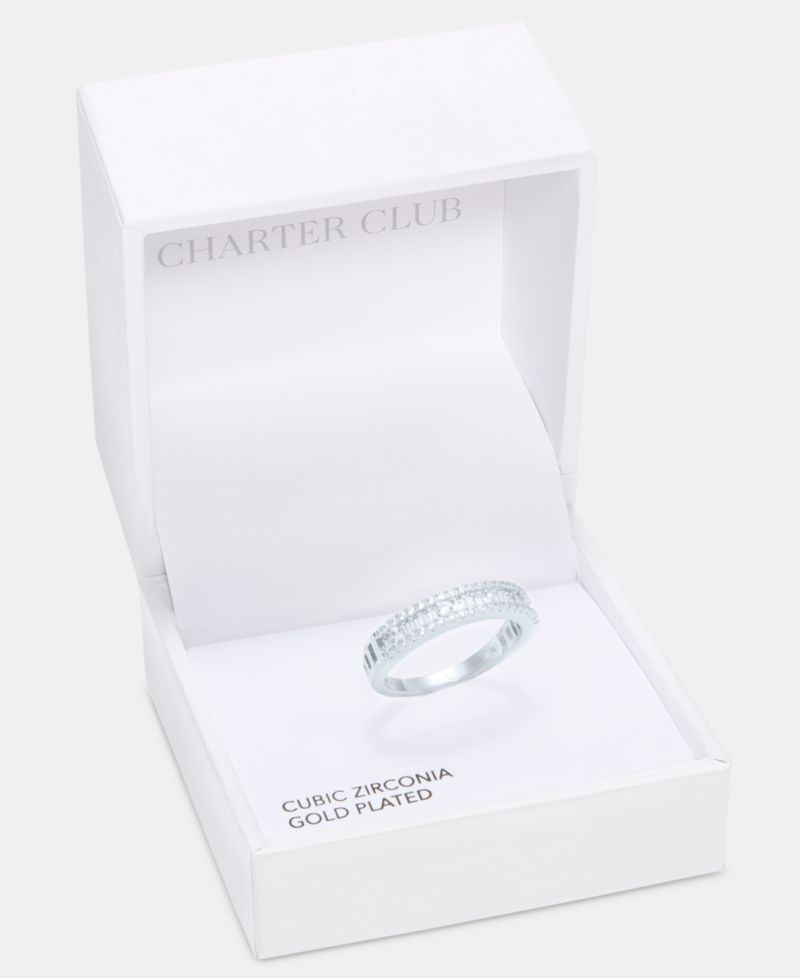 Cubic Zirconia Band Ring