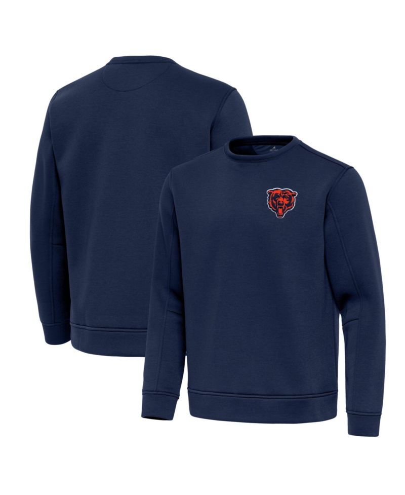 Men's Navy Chicago Bears Relevant Lightweight Pullover Sweatshirt