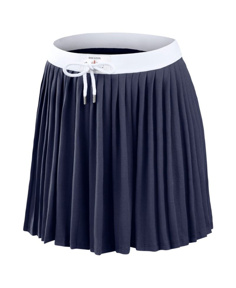 Women's Navy Houston Astros Pleated Skort