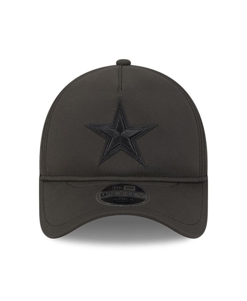 Men's Black Dallas Cowboys Apex 9FORTY Adjustable Hat
