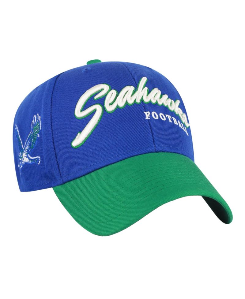 Men's Royal Seattle Seahawks Throwback MVP Adjustable Hat
