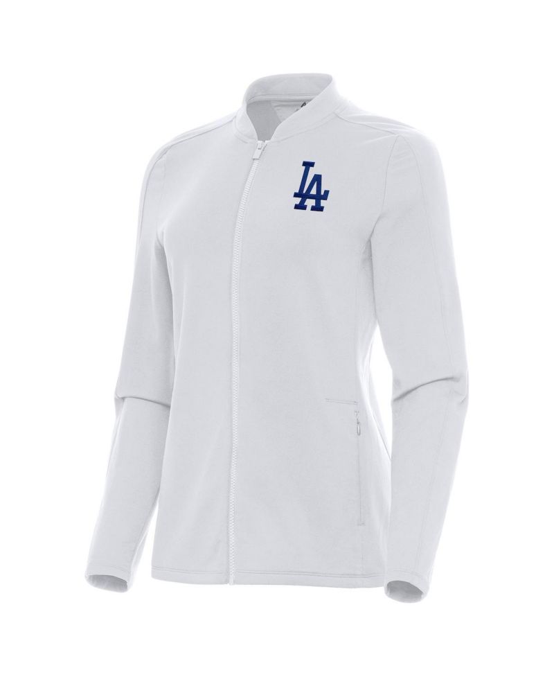 Women's White Los Angeles Dodgers Continual Full-Zip Jacket
