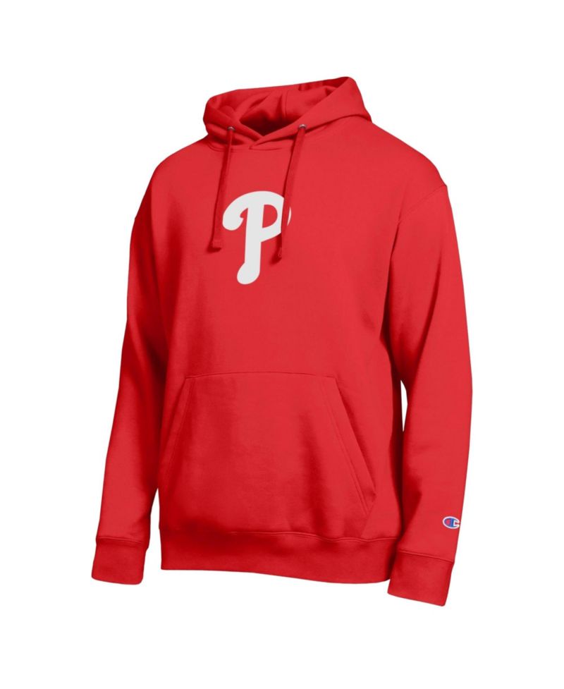 Men's Red Philadelphia Phillies All Star Embroidered Logo Hoodie