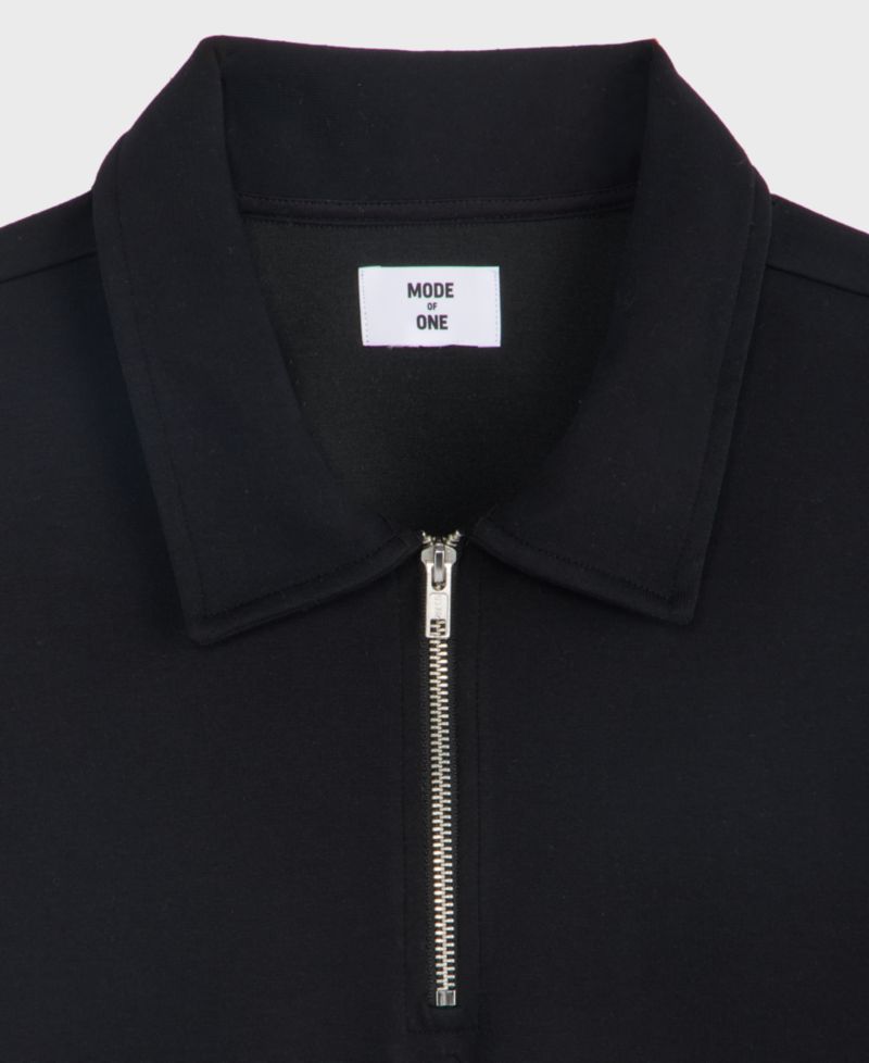 Men's Quarter-Zip Sweatshirt Polo