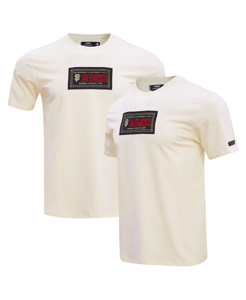 Men's Cream San Francisco Giants Club Member Badge T-Shirt