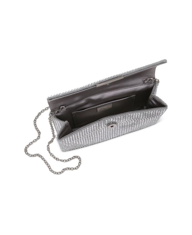 Woman's Jayden Fully Crystal Mini Envelope Clutch