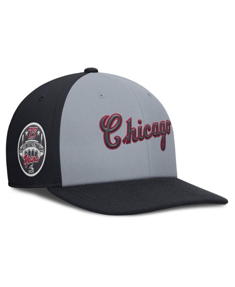Men's Gray/Navy Chicago White Sox Pro Performance Snapback Hat