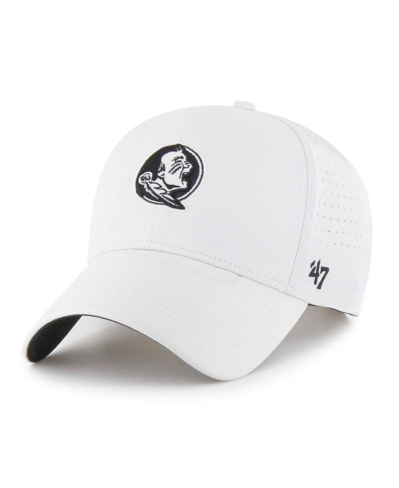Men's White Florida State Seminoles Forward Vent MVP Adjustable Hat