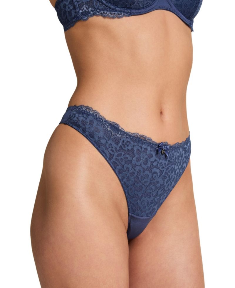 Hunkemoller Women's Marine Thong