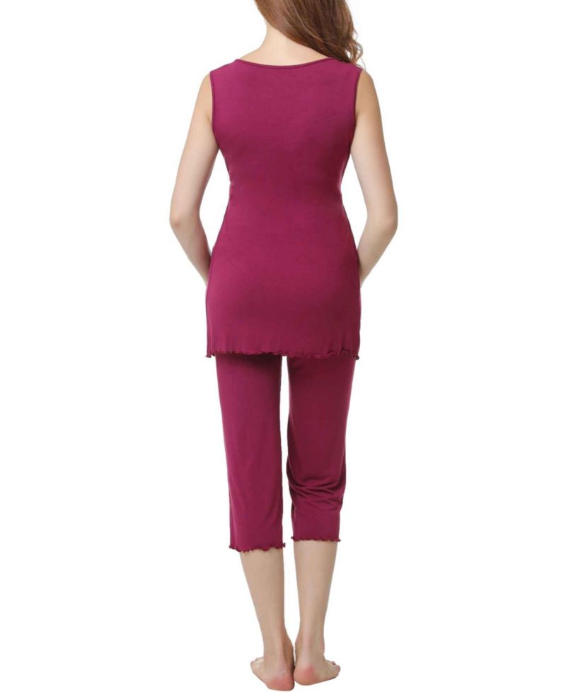 Maternity kimi + kai Nursing 2-Piece Pajama Set