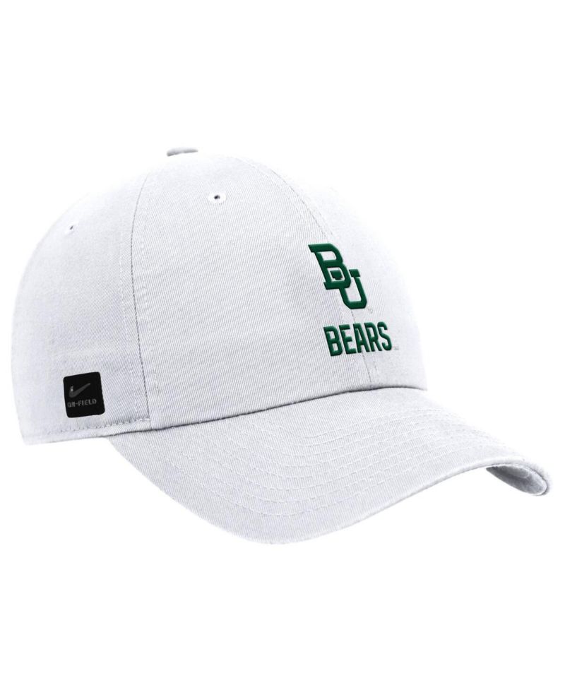 Men's White Baylor Bears 2025 On-Field Club Adjustable Hat