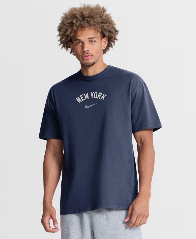 Men's Navy New York Yankees City Name Max90 T-Shirt