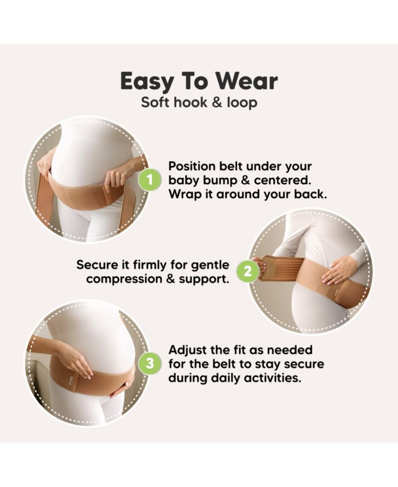 Maternity Belly Band for Pregnancy, Soft & Breathable Pregnancy Belly Support Belt