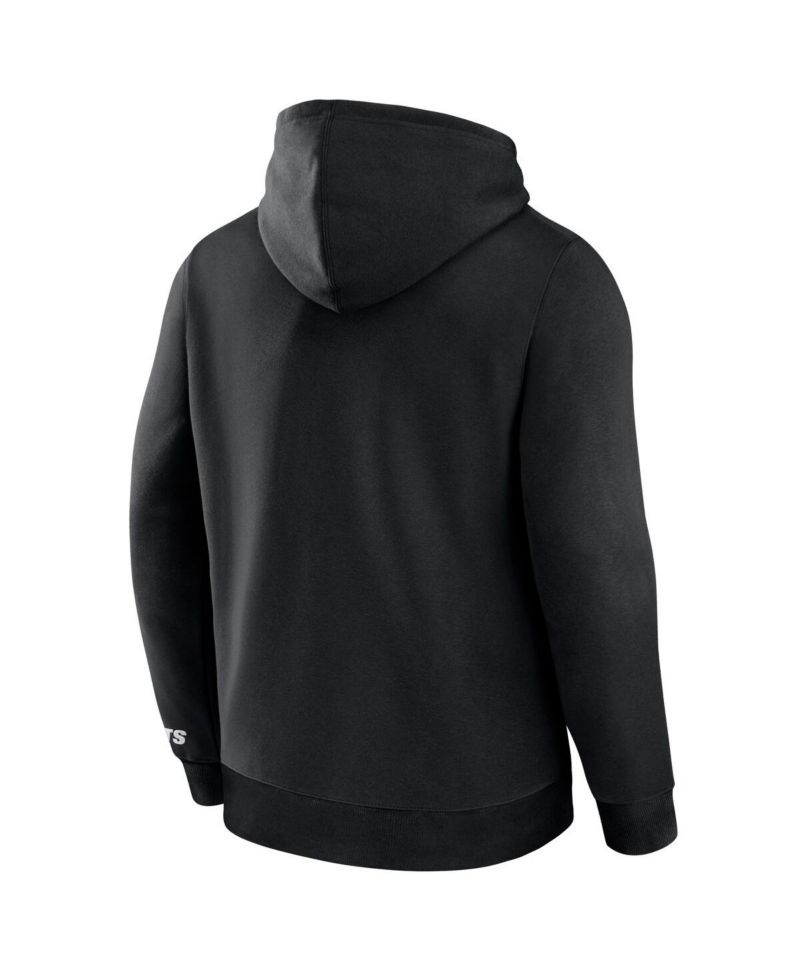 Men's Black New York Jets Legacy Fleece Pullover Hoodie