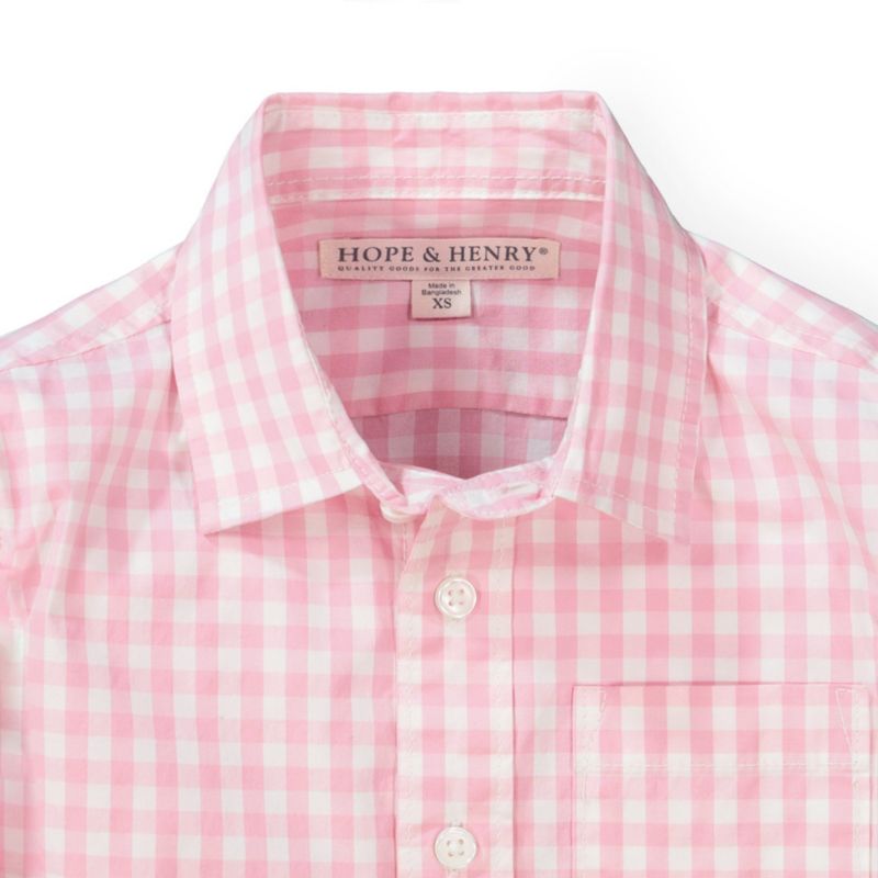 Baby Boys Hope and Henry Poplin Button Down Shirt