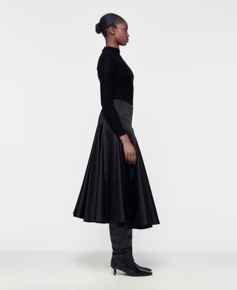 Women's Flared Godet Skirt