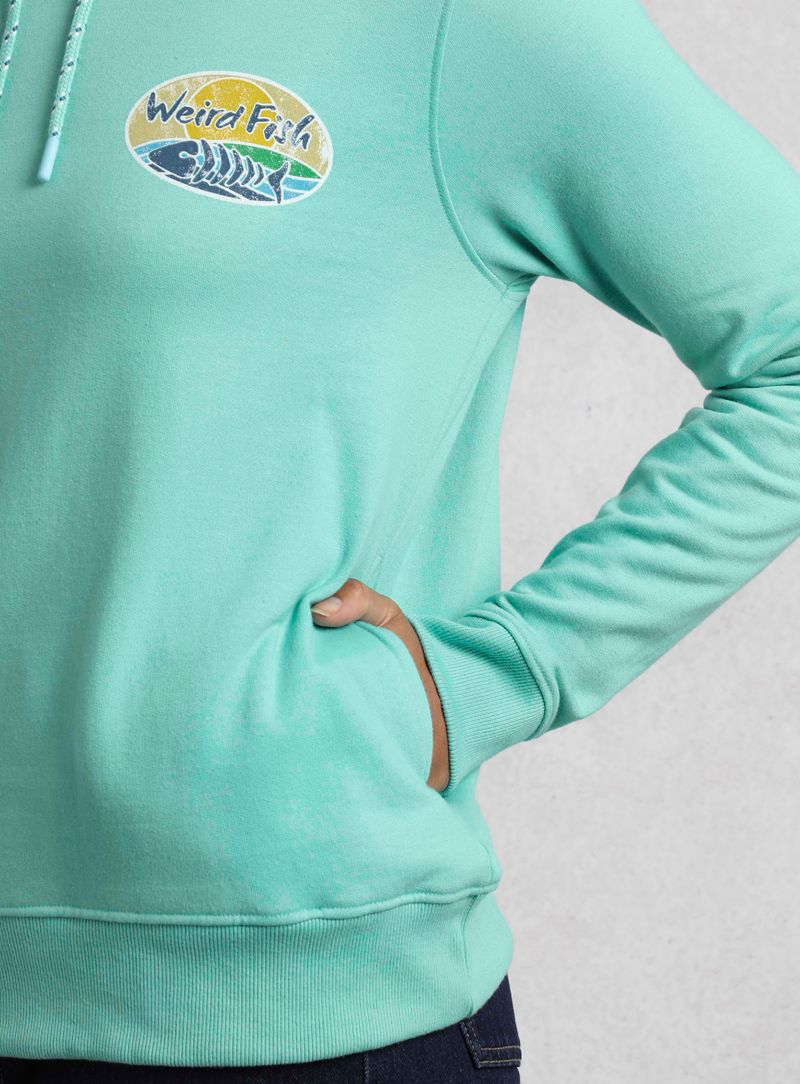 Women's Back Print Popover Hoodie