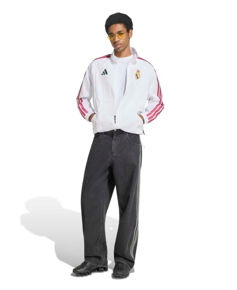 Men's White Real Madrid 2026 Full-Zip Anthem Jacket