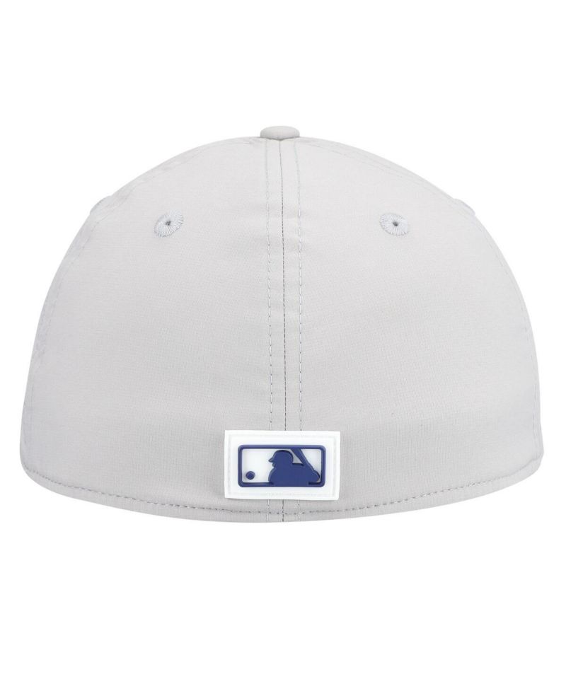Men's Gray Los Angeles Dodgers 2026 Clubhouse Alternate 39THIRTY Flex Hat