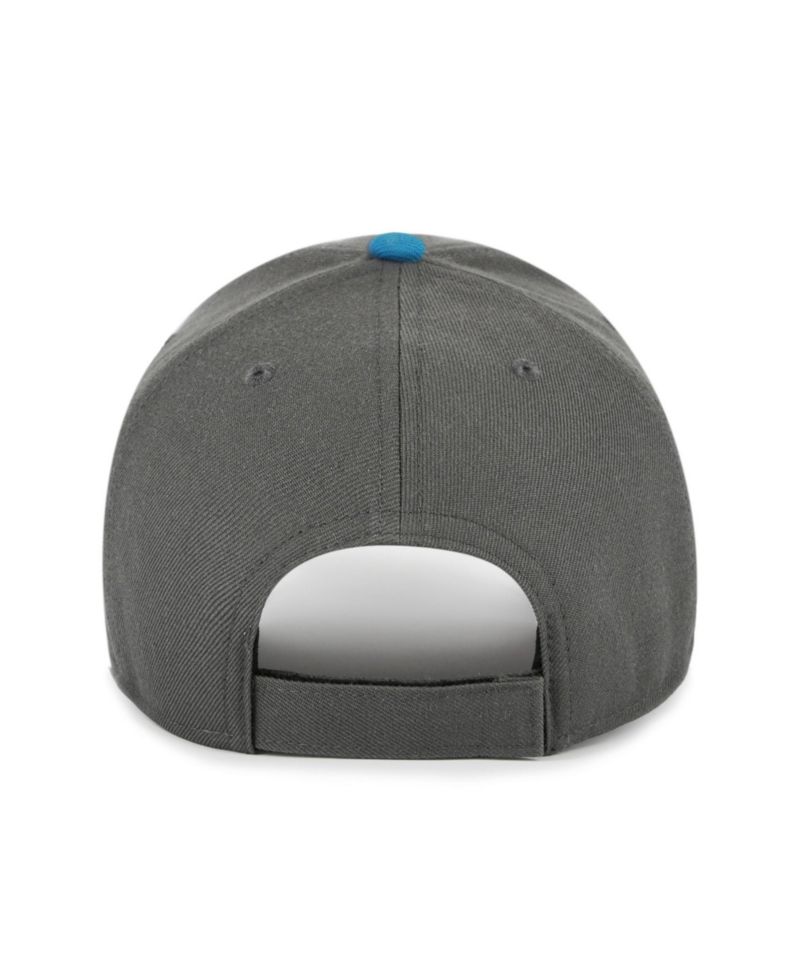 Men's Charcoal Jacksonville Jaguars Split Block MVP Adjustable Hat