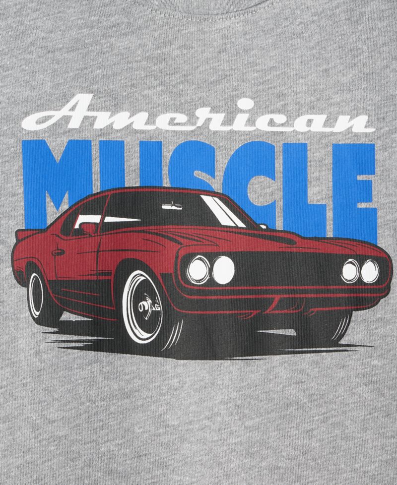 Boys' XS-XL Short-Sleeve American Muscle T-Shirt