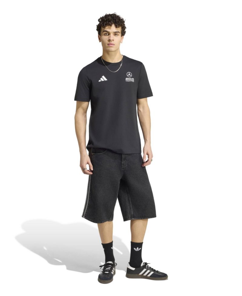 Men's Black Mercedes-AMG Petronas F1 Team Italy T-Shirt