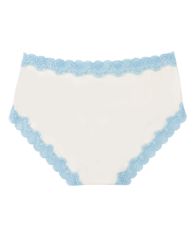 I Do Bridal Silk Scalloped Lace Trim Panty